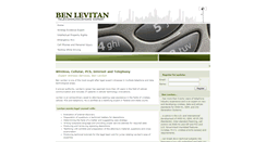 Desktop Screenshot of benlevitan.com