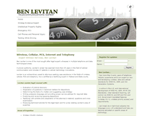 Tablet Screenshot of benlevitan.com